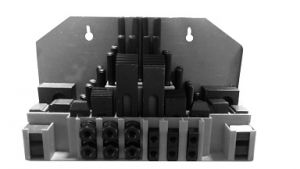 Qual.Spannwerkzeugsortiment M 14 für 16 mm Nut, 58-tlg. im Wandhalter